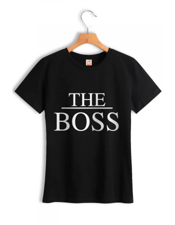 Жіноча футболка "The boss"