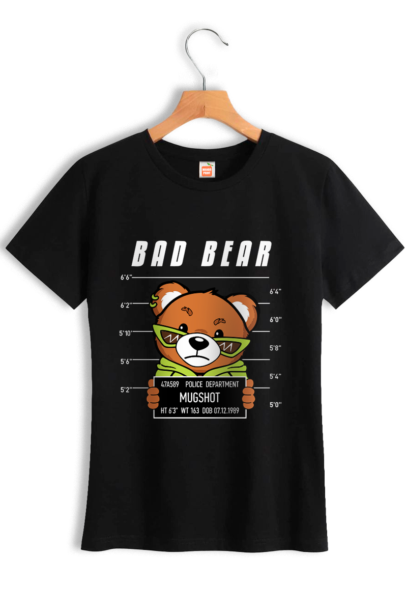 Жіноча футболка "Поганий ведмедик"