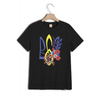 Футболка "Квітковий тризуб"