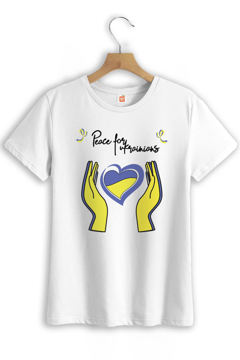 Жіноча футболка "Peace for Ukrainians"