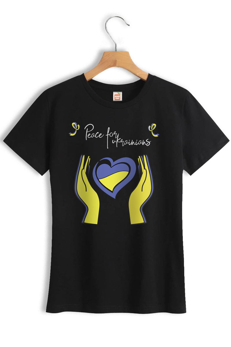 Жіноча футболка "Peace for Ukrainians"