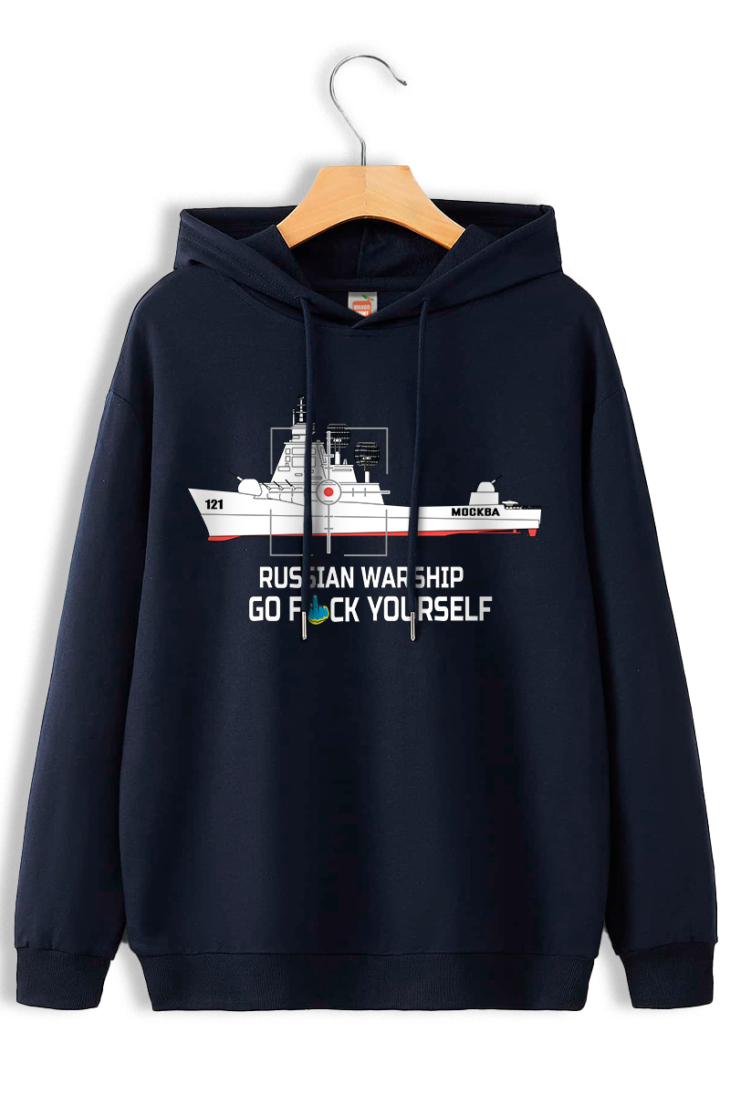 Худі "Russian warship go f yourself"