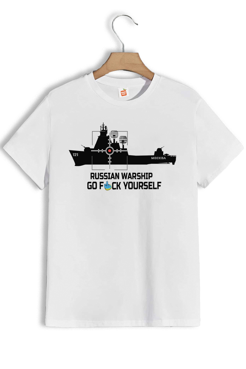Футболка "Russian warship go f yourself"