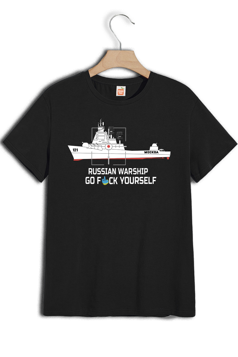 Футболка "Russian warship go f yourself"