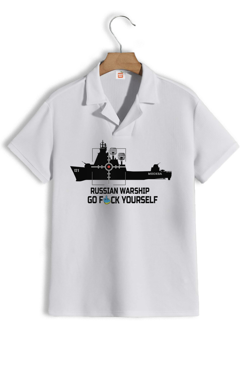 Поло "Russian warship go f yourself"